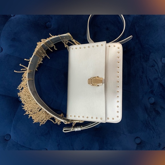 Silver Roberto Cavalli Cross Bag - Picture 2 of 8